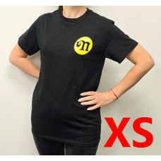 NATHANS - UNISEX *NEW* BLACK TSHIRT (XSMALL) - SINGLE