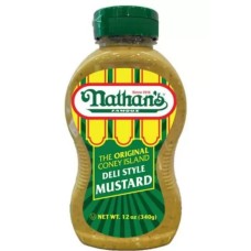 DELI MUSTARD SQUEEZE BOTTLE (6X12OZ) - CASE