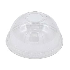 PLA DOMED LIDS W/HOLE (FOR 16OZ PLA CUP) - BOX *NEW