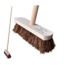 LONG HANDLE WOODEN BROOM - SINGLE