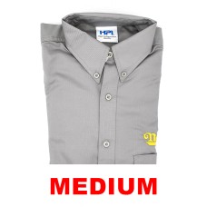 NATHANS - MALE GREY SHIRT WITH BUTTONS (MEDIUM) - SINGLE